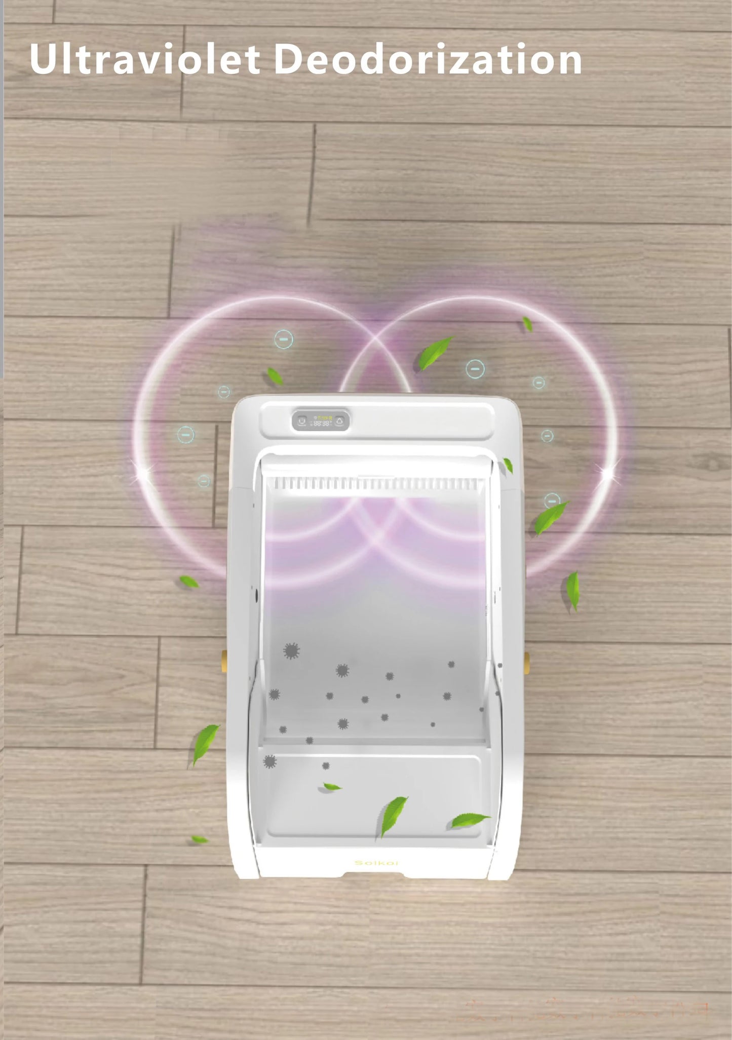 Automatic Smart Cat Litter Box Electric Self Cleaning Semi Closed Pet Kitty Potty Toilet Litter Tray App Control Cat Litter Box