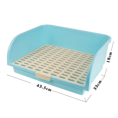 Large Rabbit Litter Box Litter Tray Toilet Pet Toilet Litter Bedding Box Potty for Ferret Bunny Small Animal