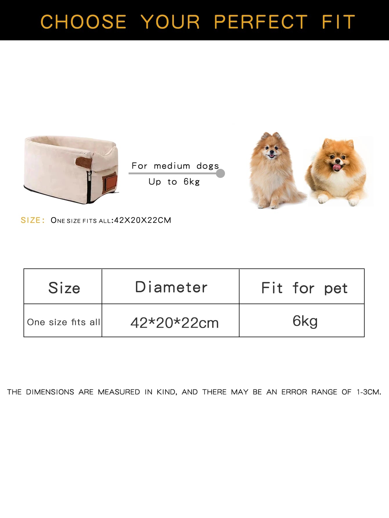 Dogs- Small Dogs Basket for Car