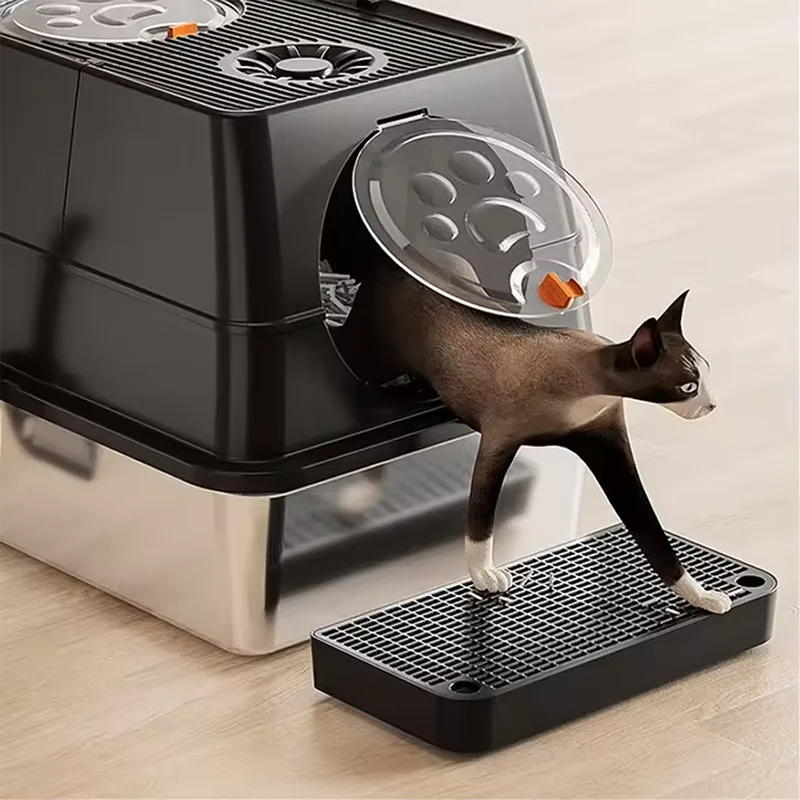 Litter Box Step Cat Litter Ramp with Filter Function Waterproof Home Kitten Toilet Ramp Pedal Universal Litter Box Accessories